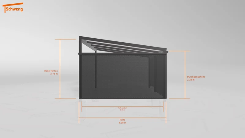 #DE Schweng Terrassenüberdachung S400 (ID pbjyby)