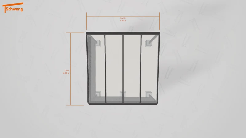 #DE Schweng Terrassenüberdachung S400 (ID pbjyby)