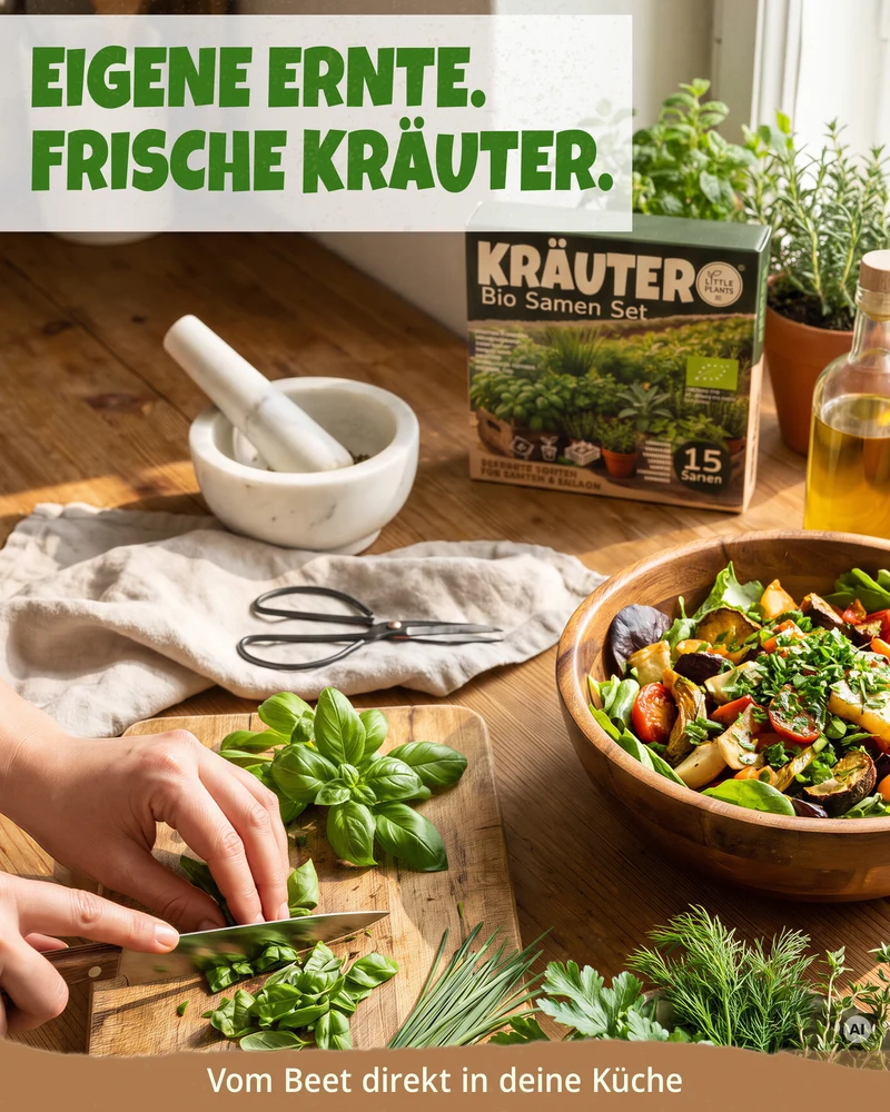 Bio Kräutersamen Probierset mit 15 Sorten