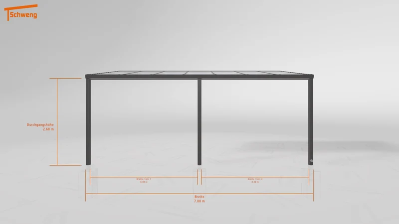 #DE Schweng Terrassenüberdachung S350 (ID 85289j)