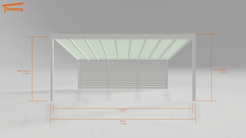 #DE Schweng Pultdachcarport S400 (ID w3bqmg) #MTG