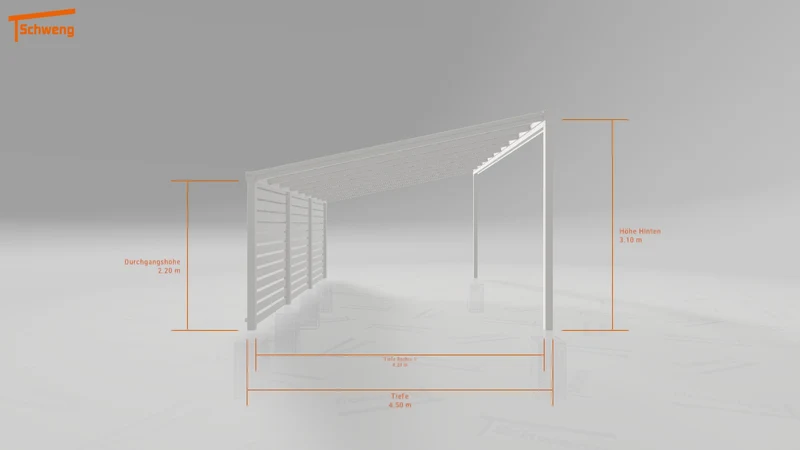 #DE Schweng Pultdachcarport S400 (ID w3bqmg) #MTG