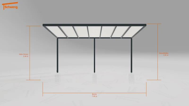 #DE Schweng Pultdachcarport S350 (ID 42jm22) #MTG
