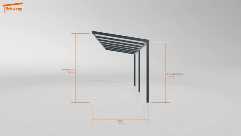 #DE Schweng Pultdachcarport S350 (ID 42jm22) #MTG