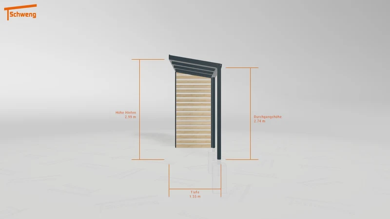 #DE Schweng Terrassenüberdachung S350 (ID 85bn3r)