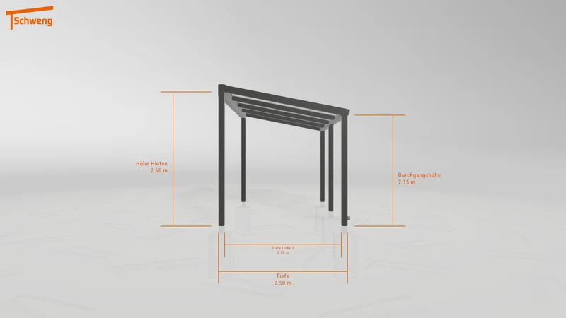 #DE Schweng Terrassenüberdachung S350 (ID 5mwbq8)
