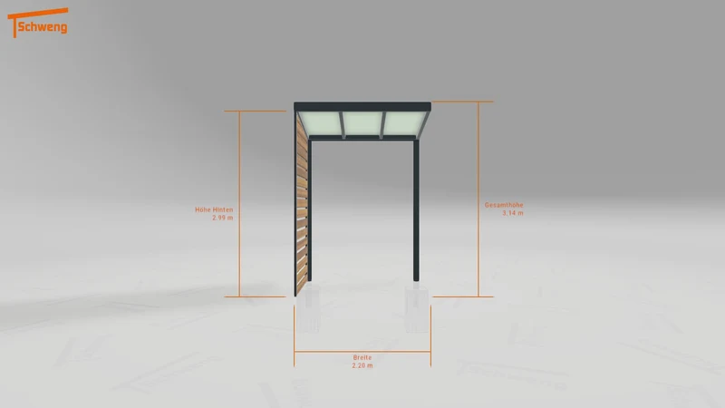 #DE Schweng Terrassenüberdachung S350 (ID 85bgwr)