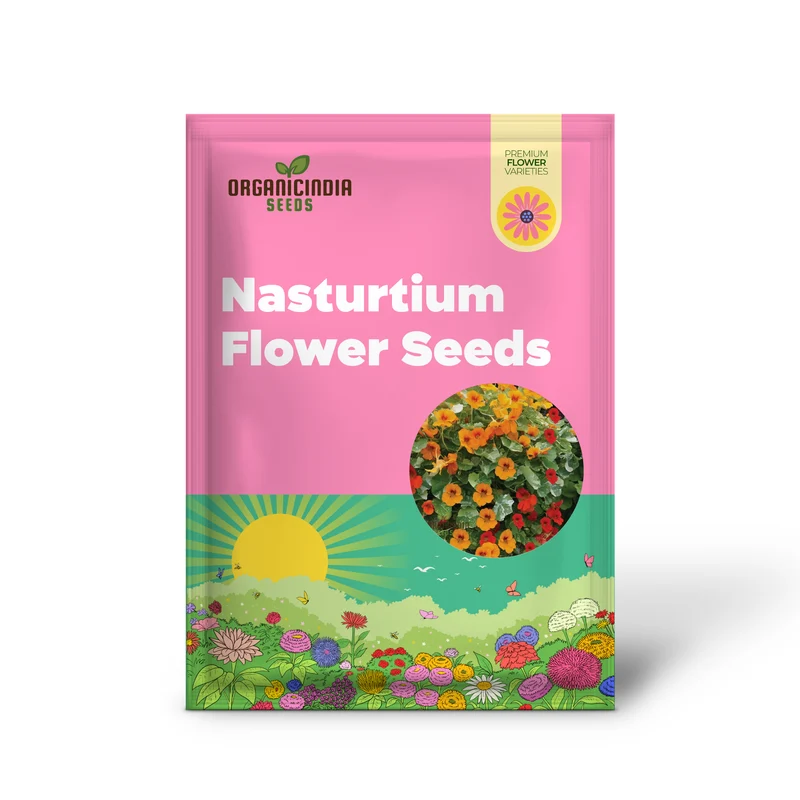 Nasturtium Flower Seeds for Planting - 100 pcs