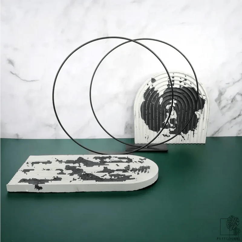 AIRPLANT HOLDER - RING BLACK