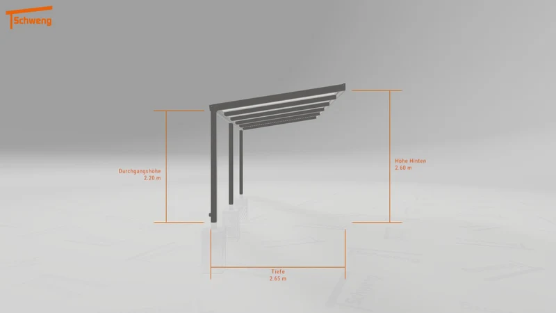 #DE Schweng Pultdachcarport S350 (ID 8528zn) #MTG
