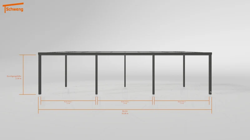#DE Schweng Pultdachcarport S400 (ID 8528vn)