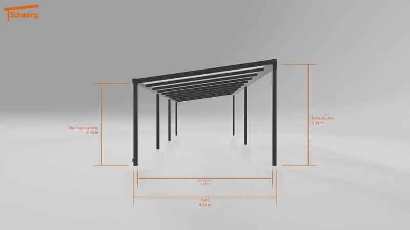 #DE Schweng Pultdachcarport S400 (ID 8528vn)