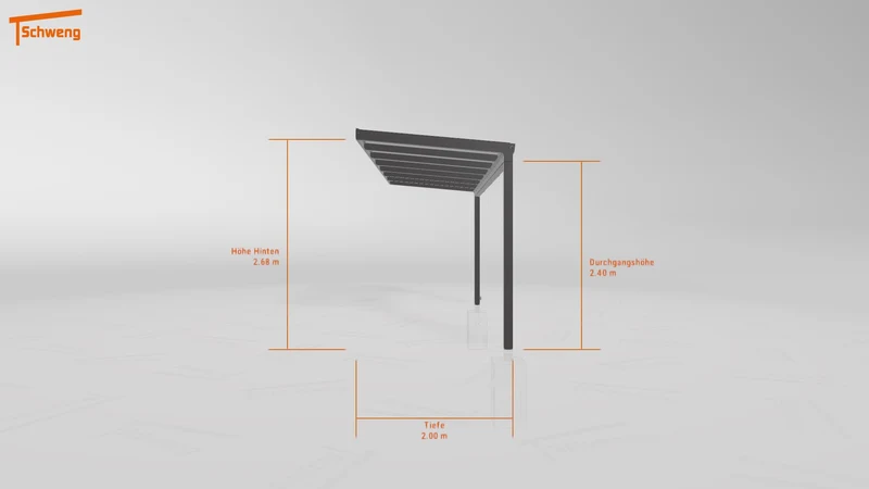 #DE Schweng Terrassenüberdachung S350 (ID 5mx34z)