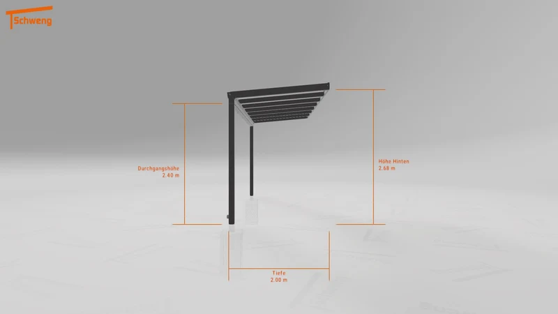 #DE Schweng Terrassenüberdachung S350 (ID 5mx34z)
