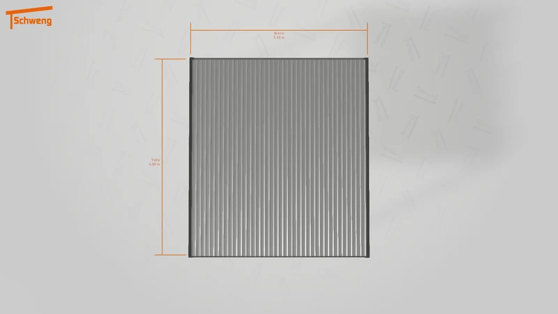 #DE Schweng Flachdachcarport C600 (ID 4274jd)