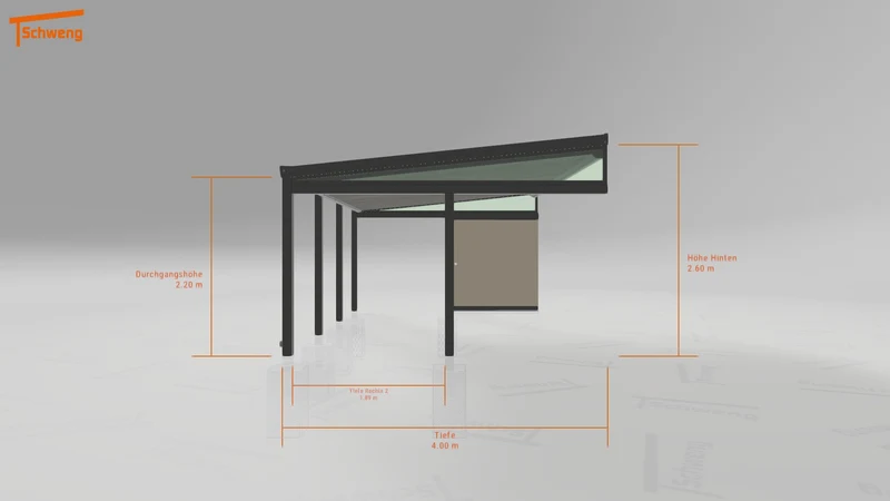 #DE Schweng Terrassenüberdachung S400 (ID w3b5nr)