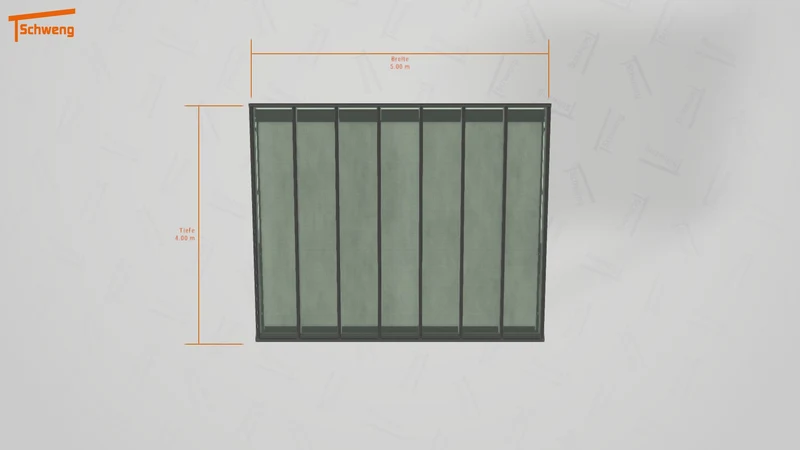 #DE Schweng Terrassenüberdachung S400 (ID w3b5nr)