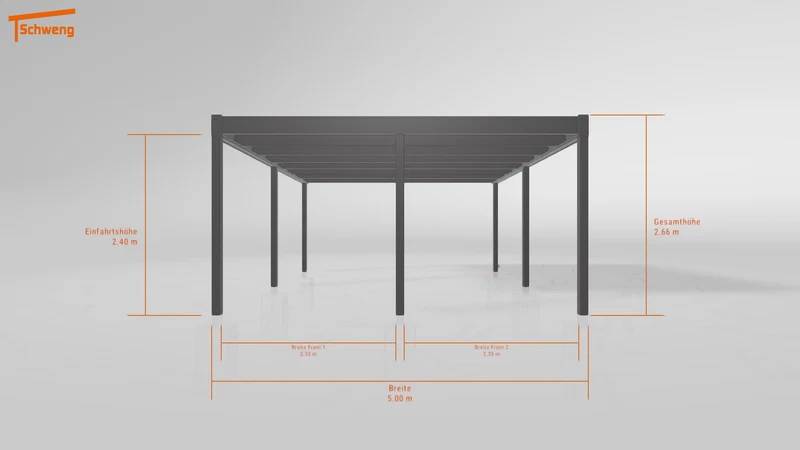 #DE Schweng Flachdachcarport C600+ (ID x7pbk9) #MTG