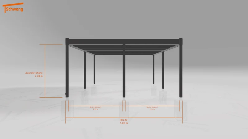 #DE Schweng Flachdachcarport C600+ (ID x7pbk9) #MTG