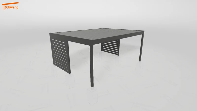 #DE Schweng Flachdachcarport C600+ (ID x7pb39)