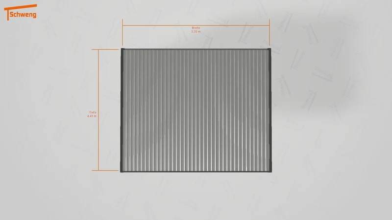 #DE Schweng Flachdachcarport C600+ (ID x7pb39)