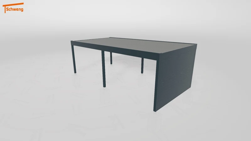 #DE Schweng Flachdachcarport C600 (ID ygvx2r)