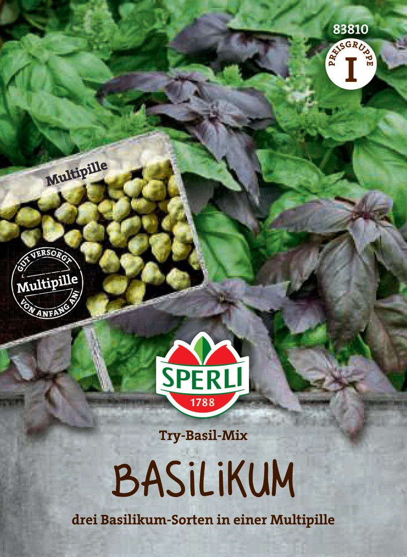 SPERLI Basilikum Try-Basil-Mix