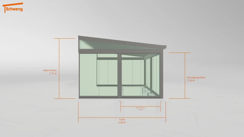 #AT Schweng Terrassenüberdachung S400 (ID bk4v92)
