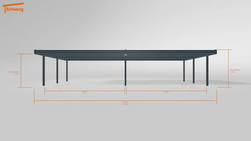 #DE Schweng Flachdachcarport C600+ (ID 9wz7yv) #MTG