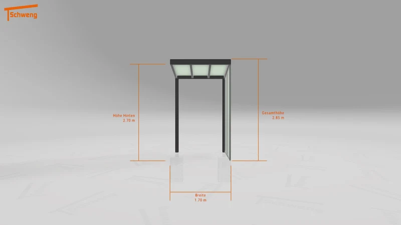 #DE Schweng Terrassenüberdachung S350 (ID 33547g)