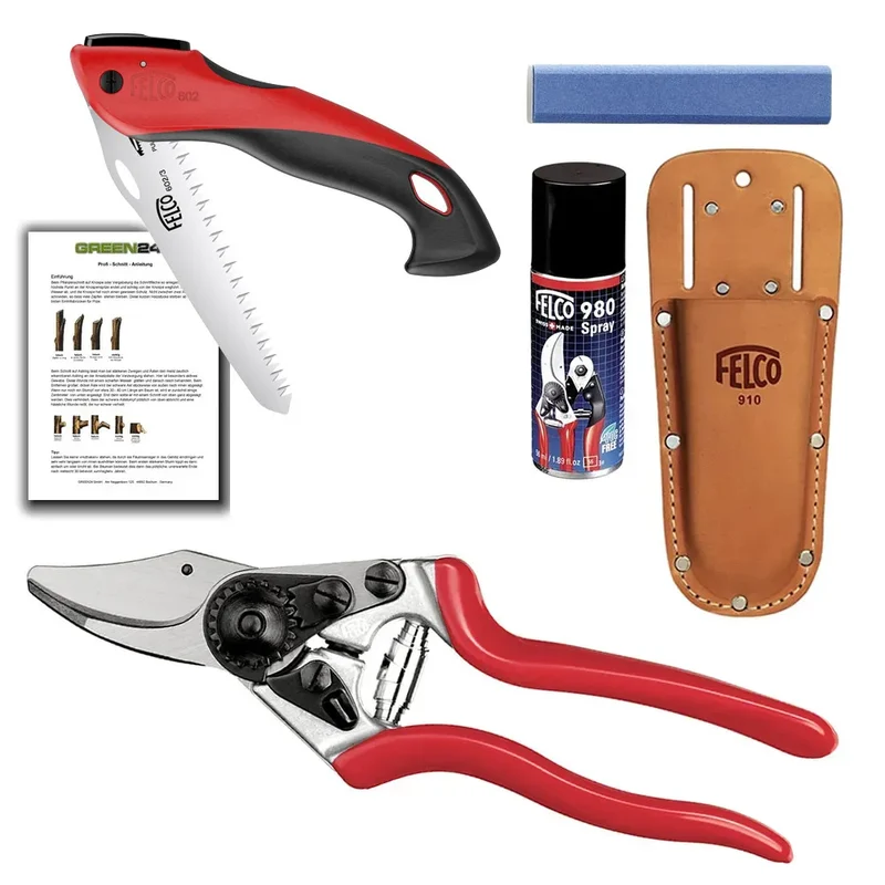 GREEN24 PRO-Scheren-Set mit FELCO 6 und Klappsäge