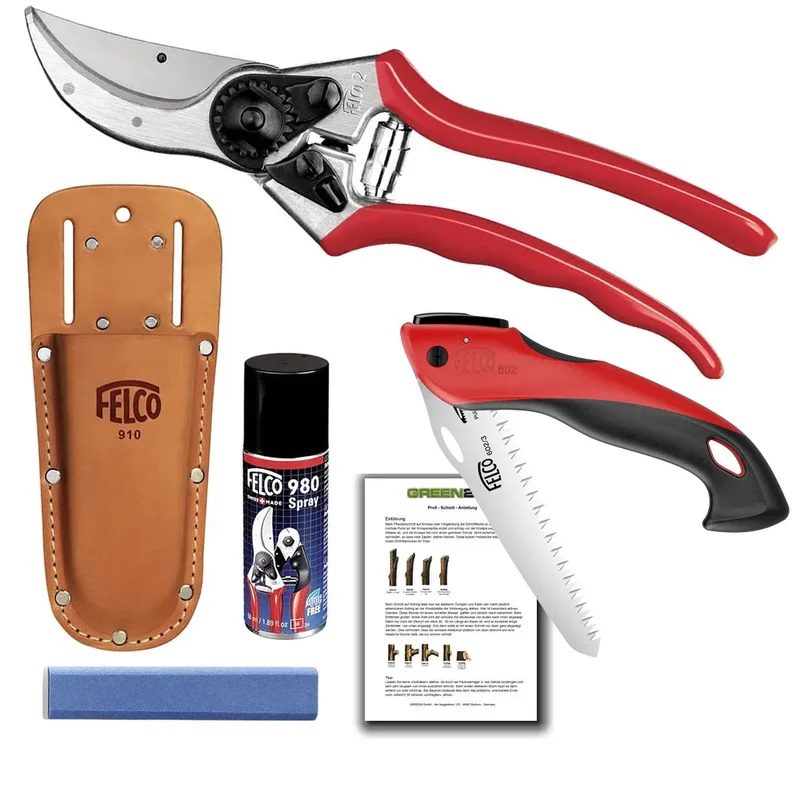 GREEN24 PRO-Scheren-Set mit FELCO 2 und Klappsäge