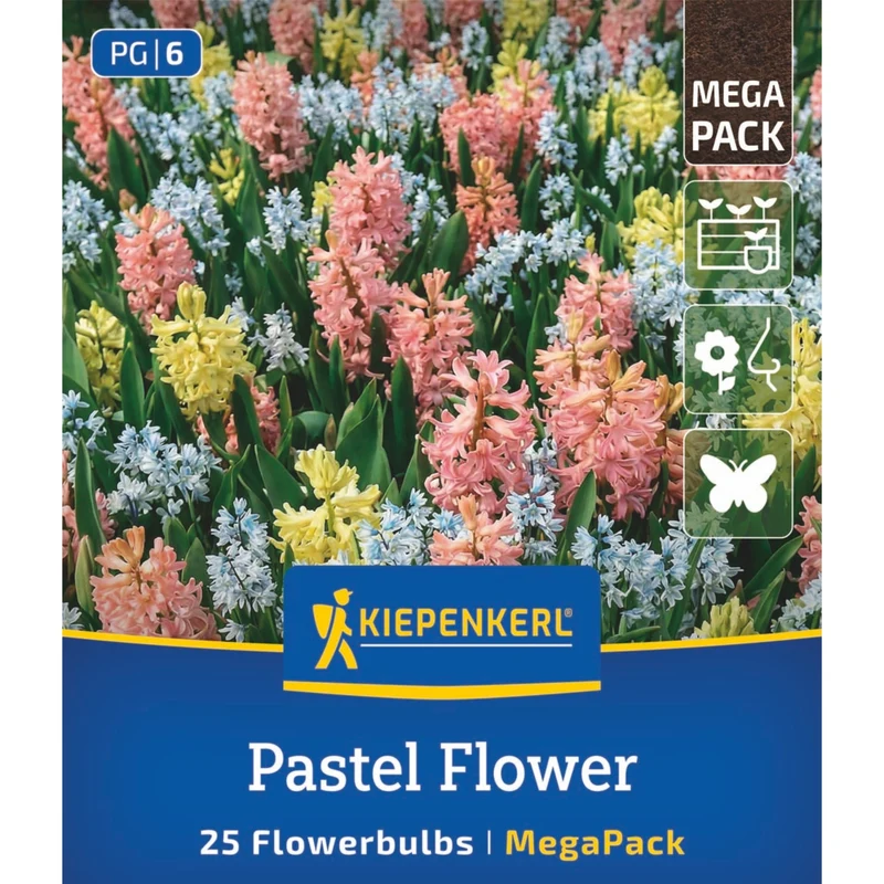 Kiepenkerl Blumenzwiebelmischung "Pastel Flower", Mega-Pack