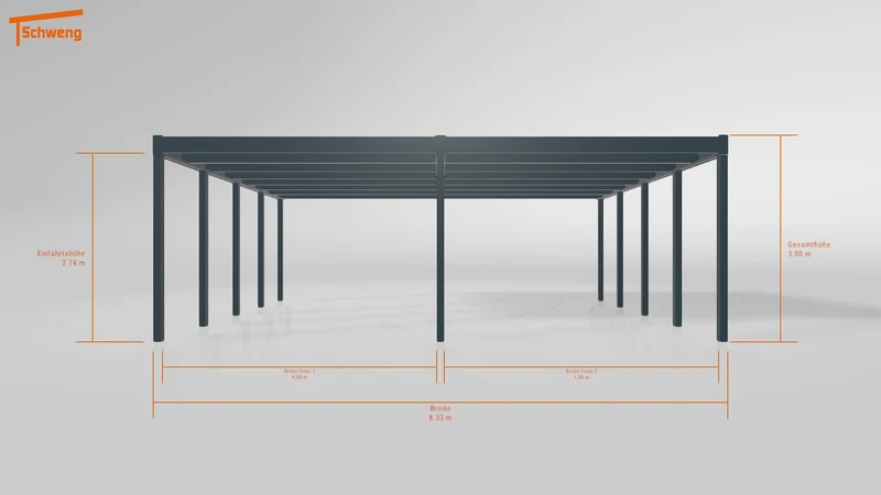 #DE Schweng Flachdachcarport C600+ (ID g72j7m) #MTG