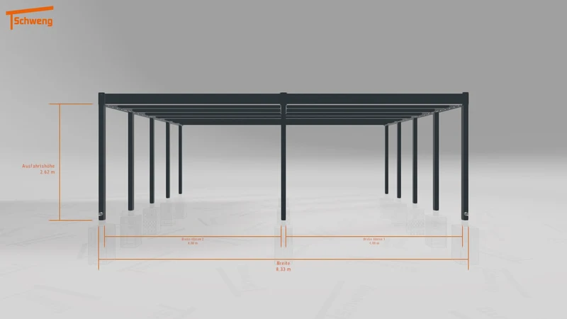 #DE Schweng Flachdachcarport C600+ (ID g72j7m) #MTG