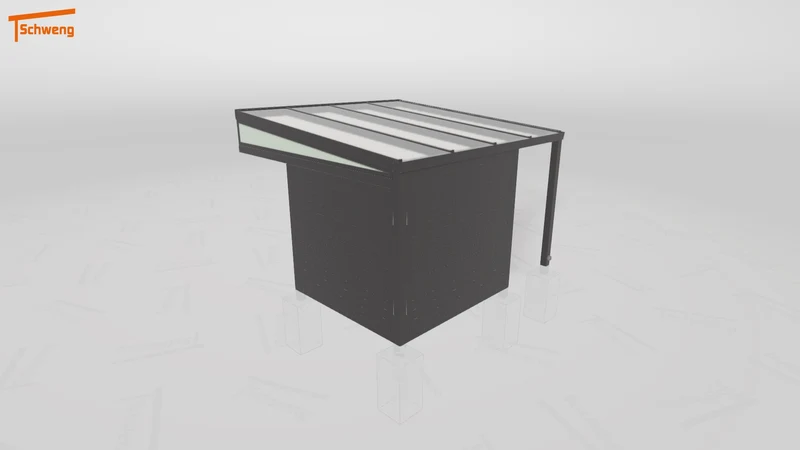 #DE Schweng Terrassenüberdachung S350 (ID qdxgyn)