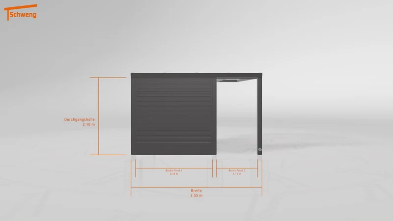 #DE Schweng Terrassenüberdachung S350 (ID qdxgyn)