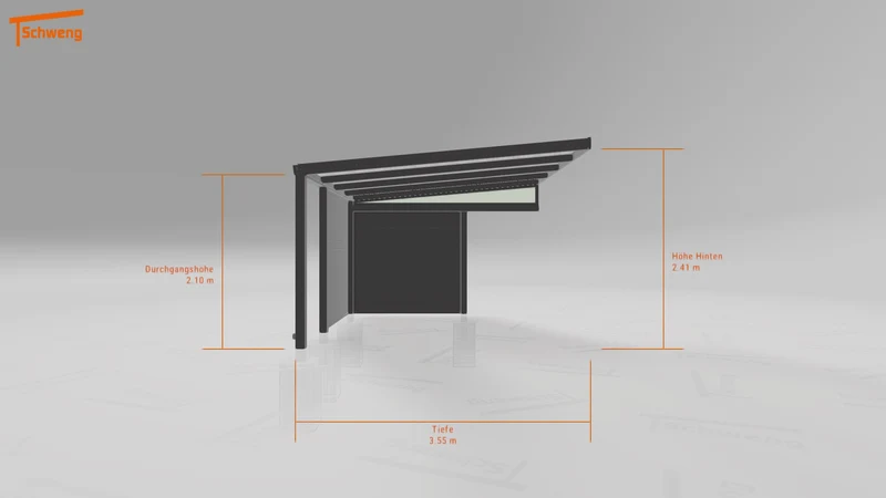 #DE Schweng Terrassenüberdachung S350 (ID qdxgyn)
