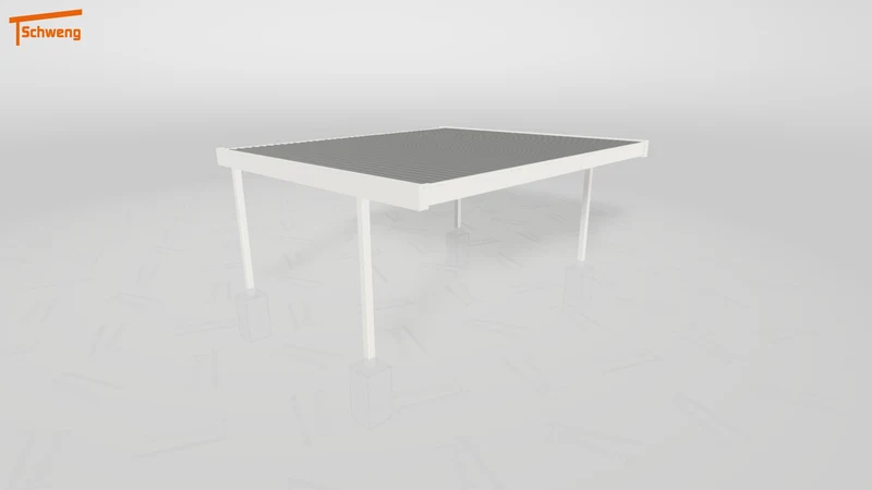 #DE Schweng Flachdachcarport C600 (ID g72j3d)