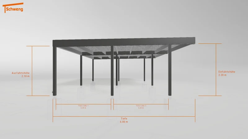 #DE Schweng Flachdachcarport C600 (ID 9wz7rv) #MTG