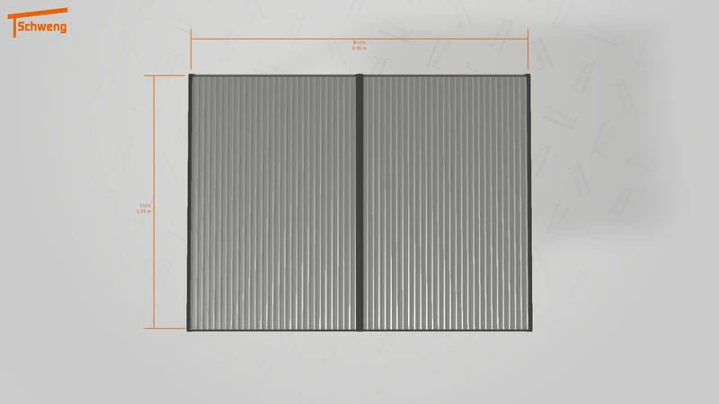 #DE Schweng Flachdachcarport C600 (ID 9wz7rv) #MTG