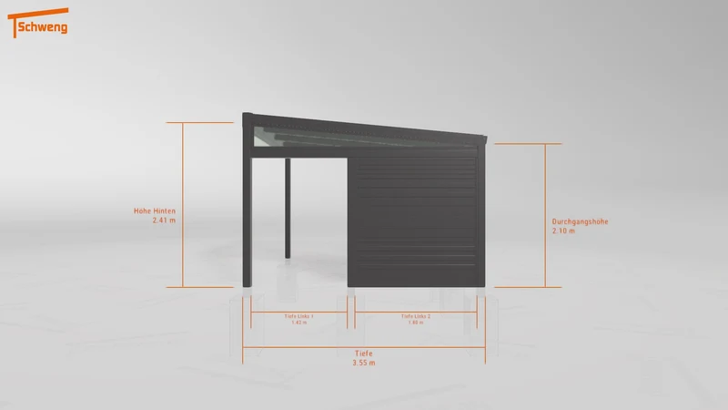 #DE Schweng Terrassenüberdachung S350 (ID 2qyn9b)