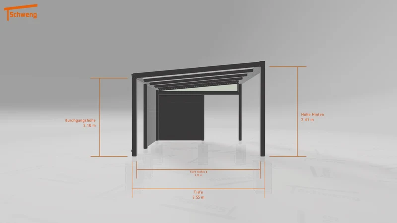 #DE Schweng Terrassenüberdachung S350 (ID 2qyn9b)