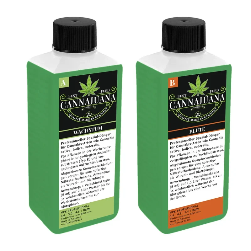 Cannabis Grow & Bloom Set – 2 × 250 ml
