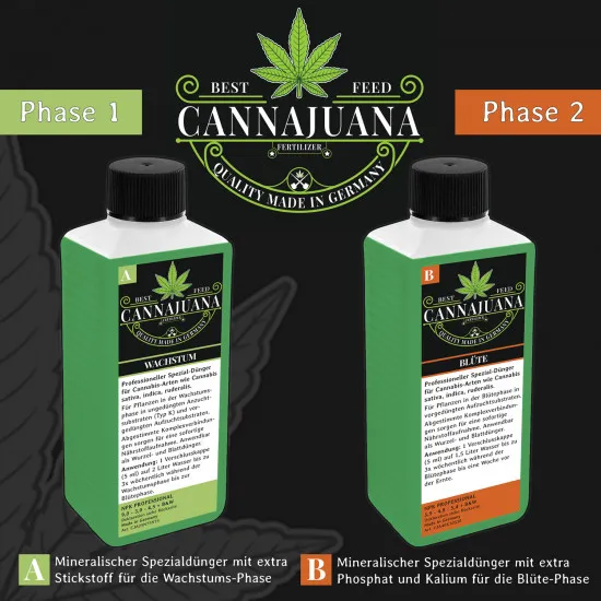Cannabis Grow-Dünger – 250 ml für die Wachstumsphase