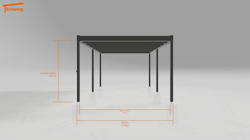 #DE Schweng Flachdachcarport C600 (ID bk4vkg) #MTG