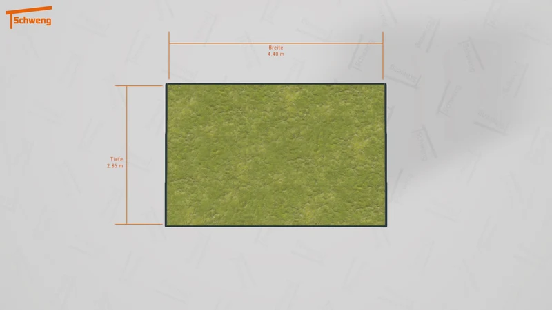 #DE Schweng Flachdachcarport C600+ (ID 85233n) #MTG