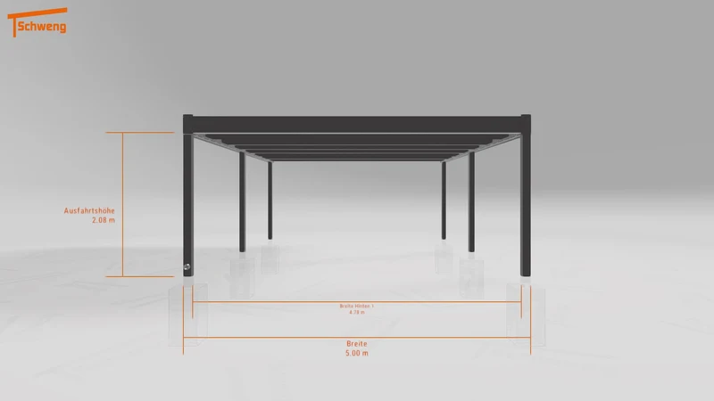 #DE Schweng Flachdachcarport C600 (ID qdxg7n) #MTG