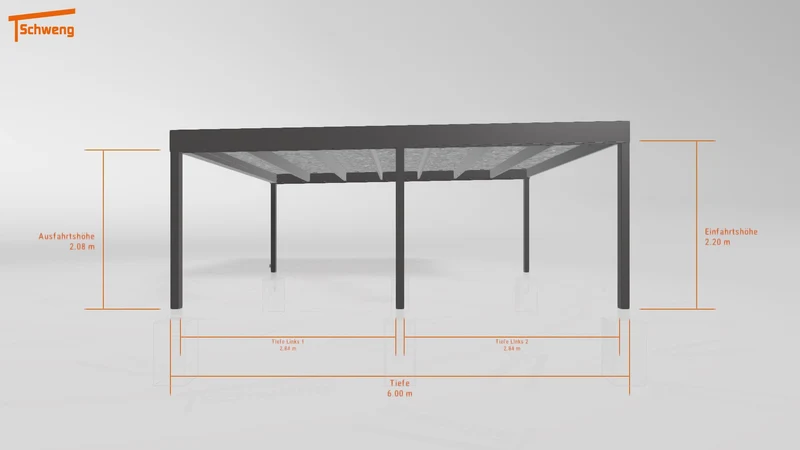 #DE Schweng Flachdachcarport C600 (ID qdxg7n) #MTG