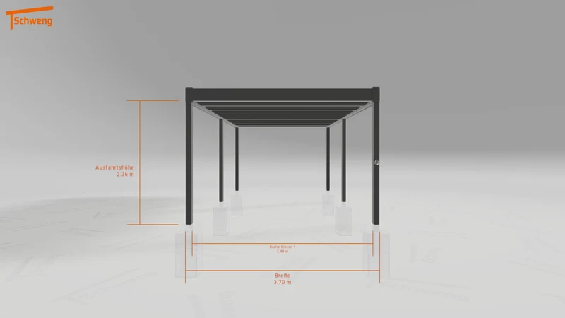 #DE Schweng Flachdachcarport C600+ (ID v4mygb) #MTG